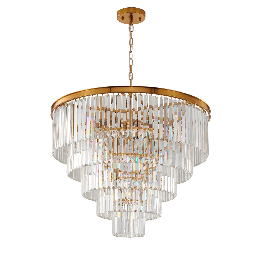 Chandelier In Gold Finish
