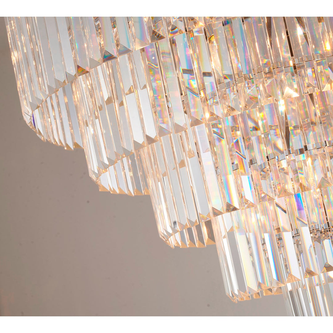 Chandelier In Chrome Finish