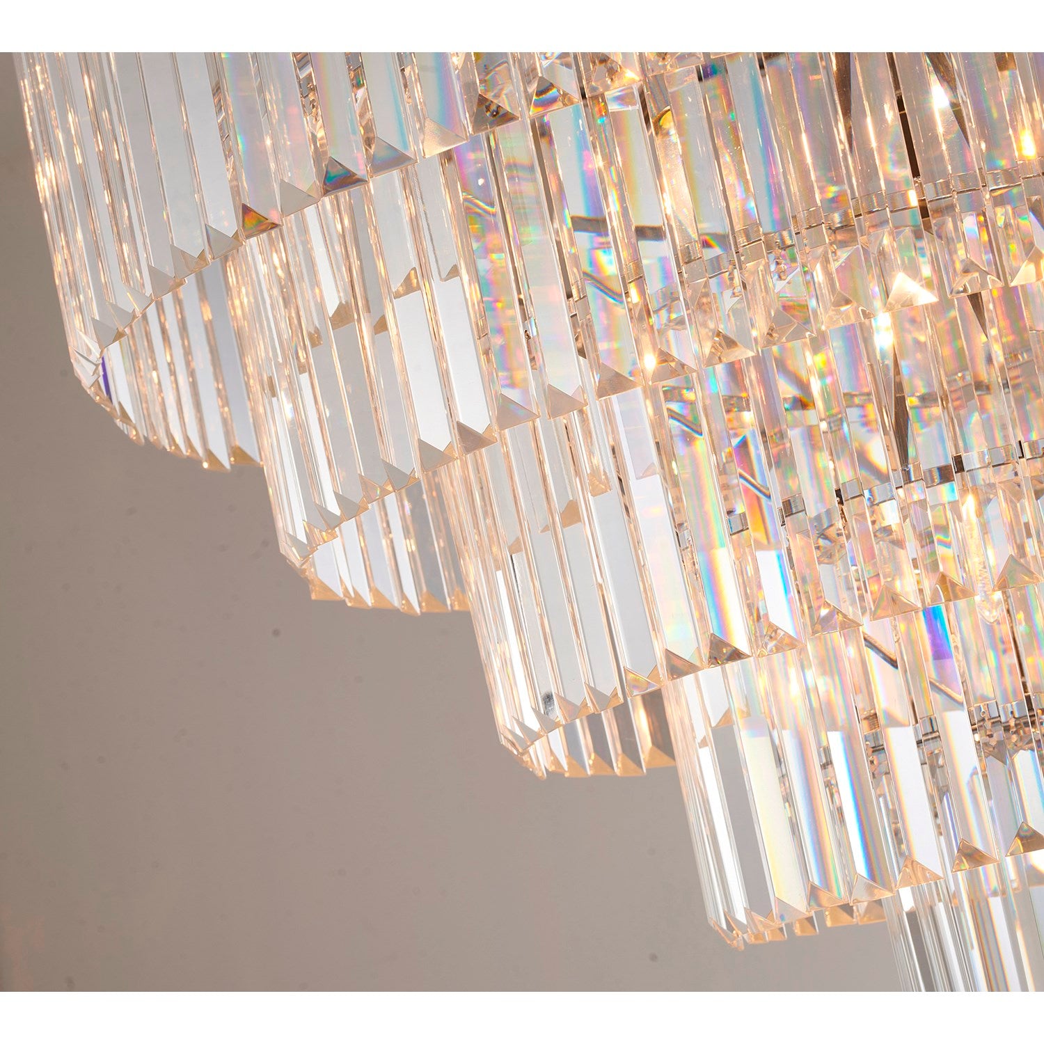 Chandelier In Chrome Finish