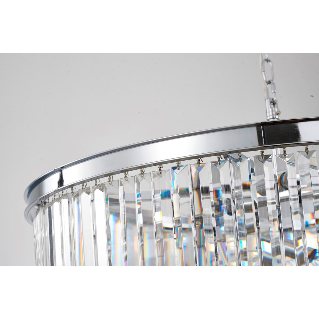 Chandelier In Chrome Finish