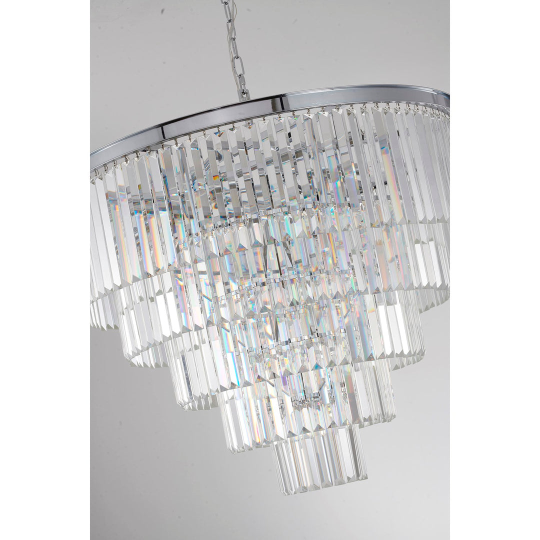 Chandelier In Chrome Finish
