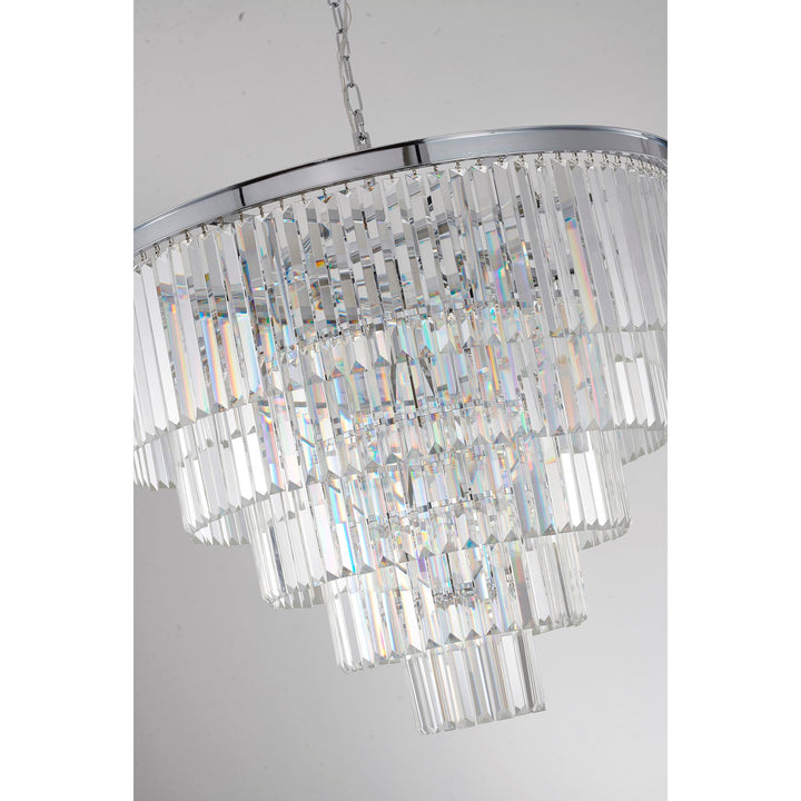 Chandelier In Chrome Finish