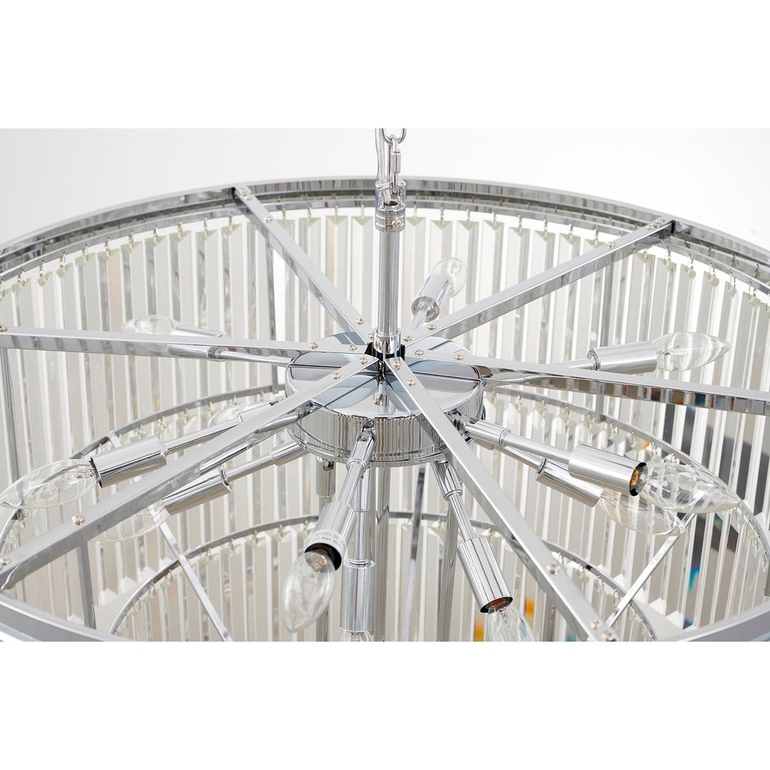 Chandelier In Chrome Finish
