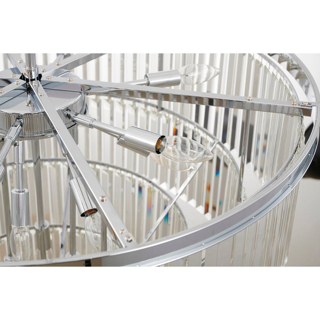 Chandelier In Chrome Finish