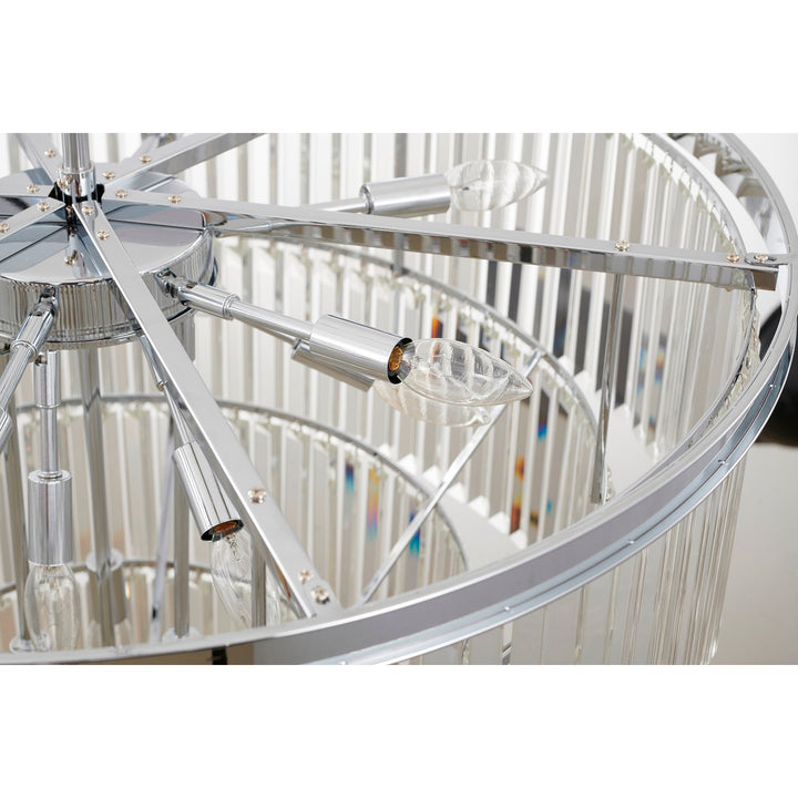 Chandelier In Chrome Finish