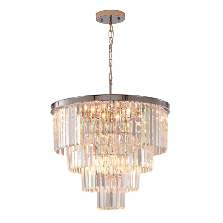 Chandelier In Chrome Finish by Bethel