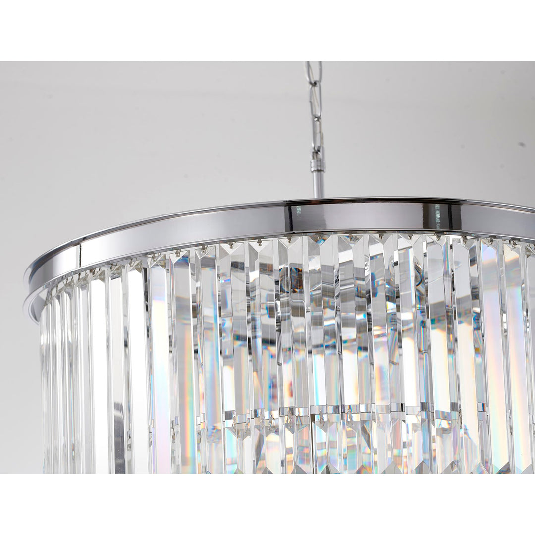 Chandelier In Chrome Finish