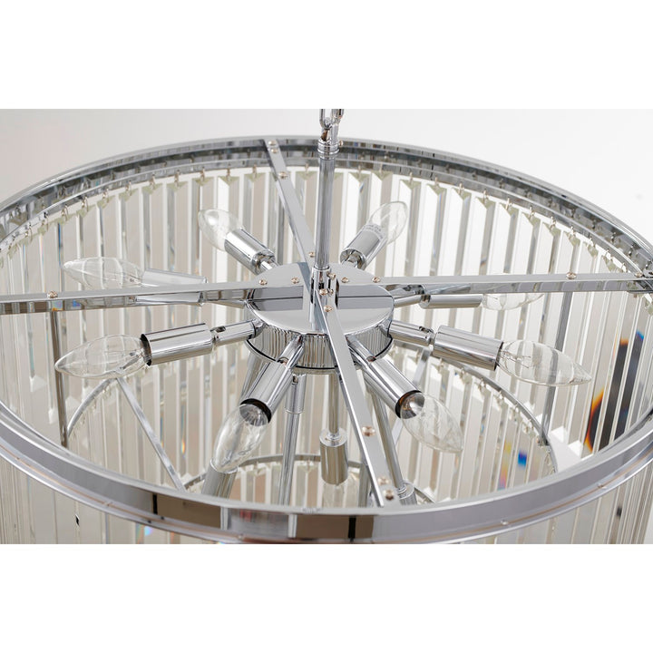 Chandelier In Chrome Finish