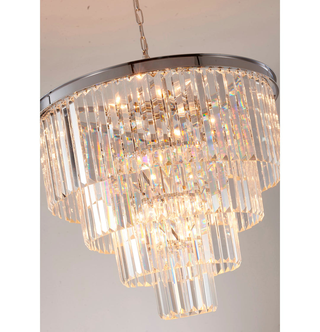 Chandelier In Chrome Finish