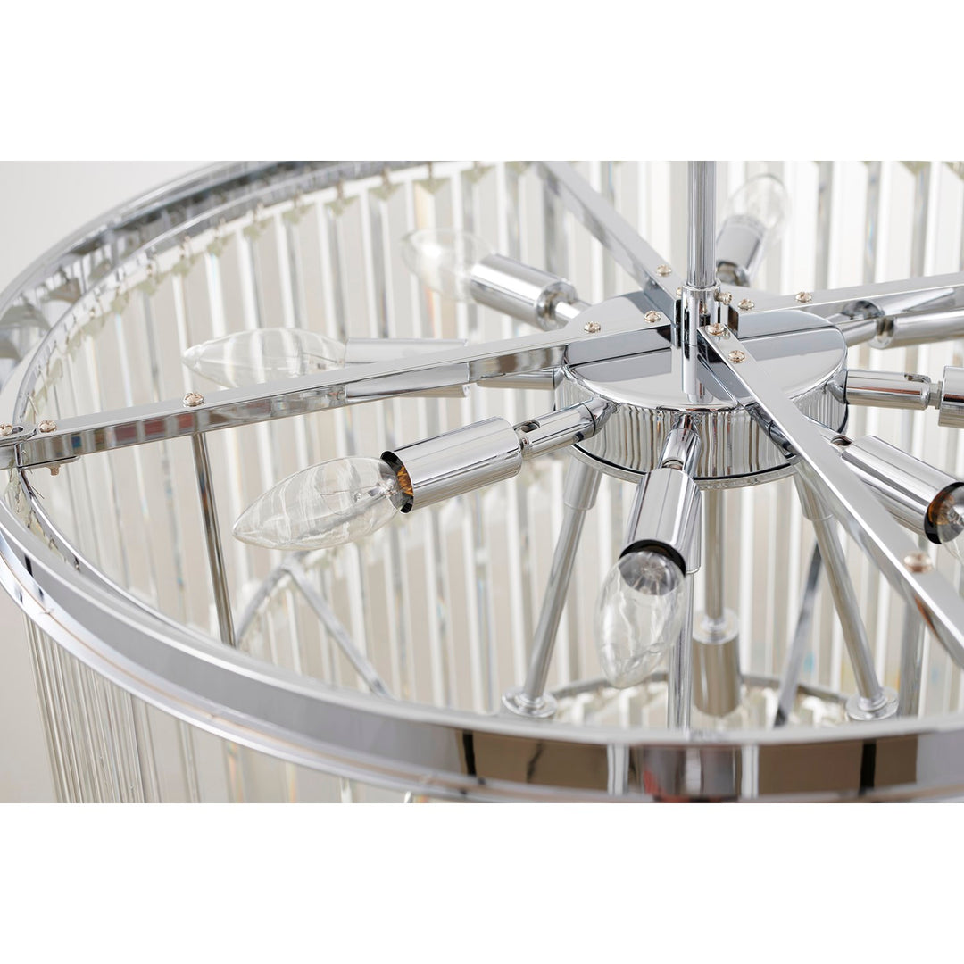 Chandelier In Chrome Finish