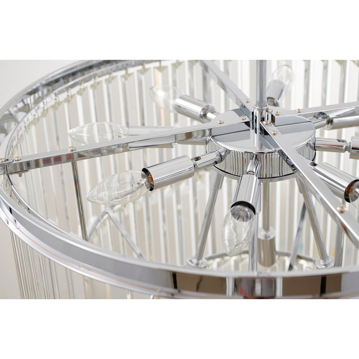 Chandelier In Chrome Finish