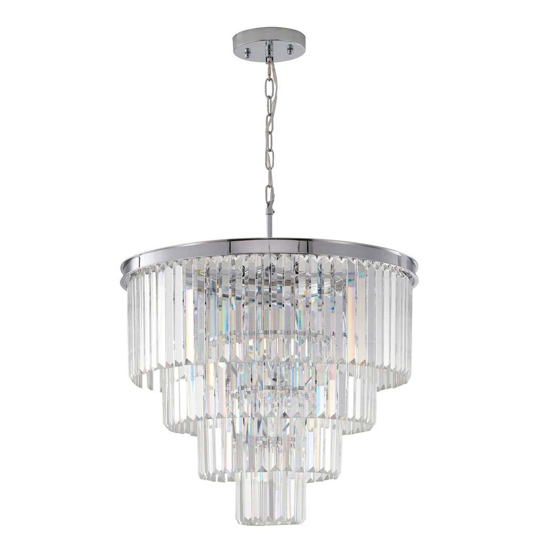 Chandelier In Chrome Finish