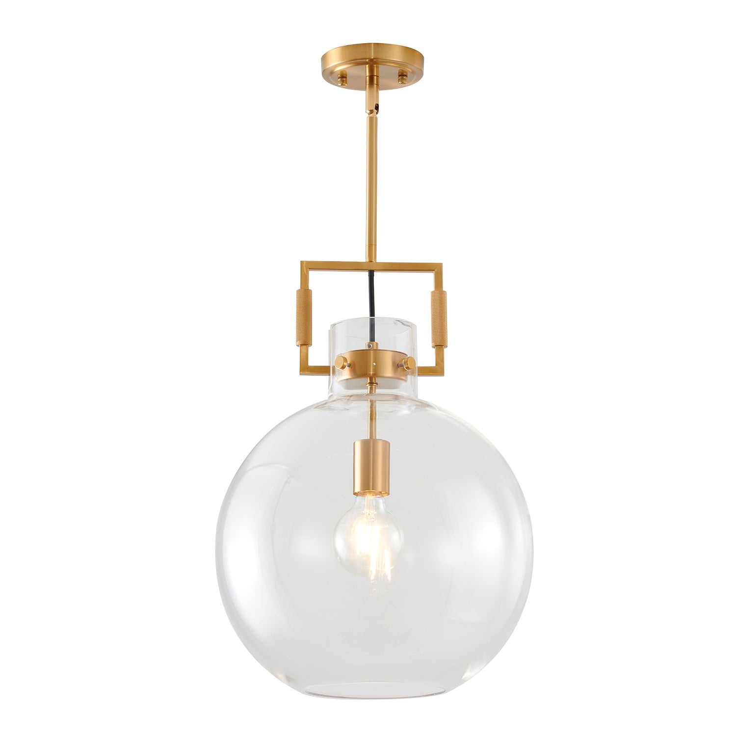 Pendant In Brass Finish by Bethel