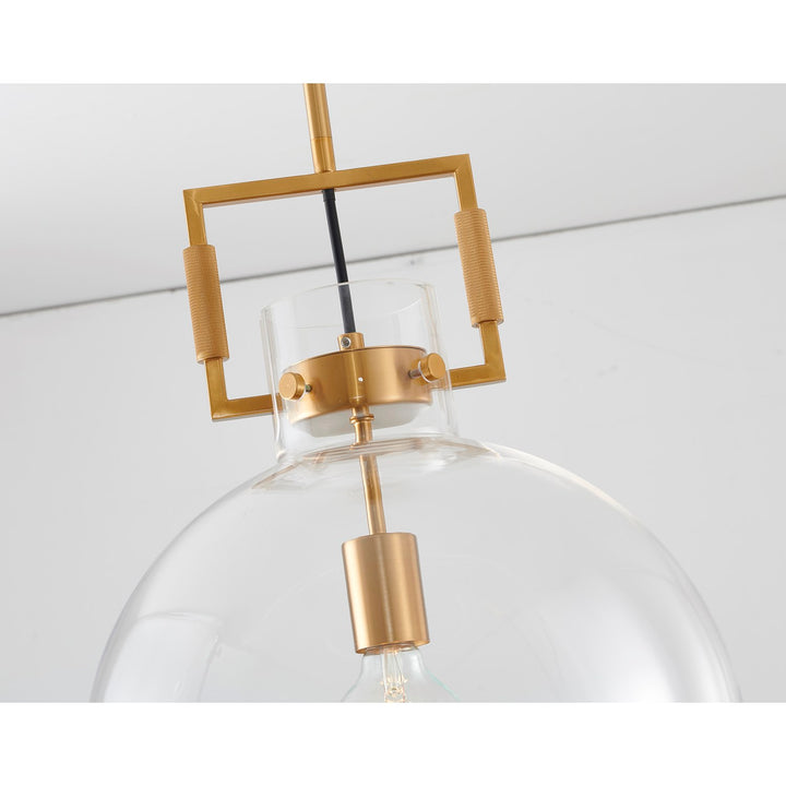Pendant In Brass Finish