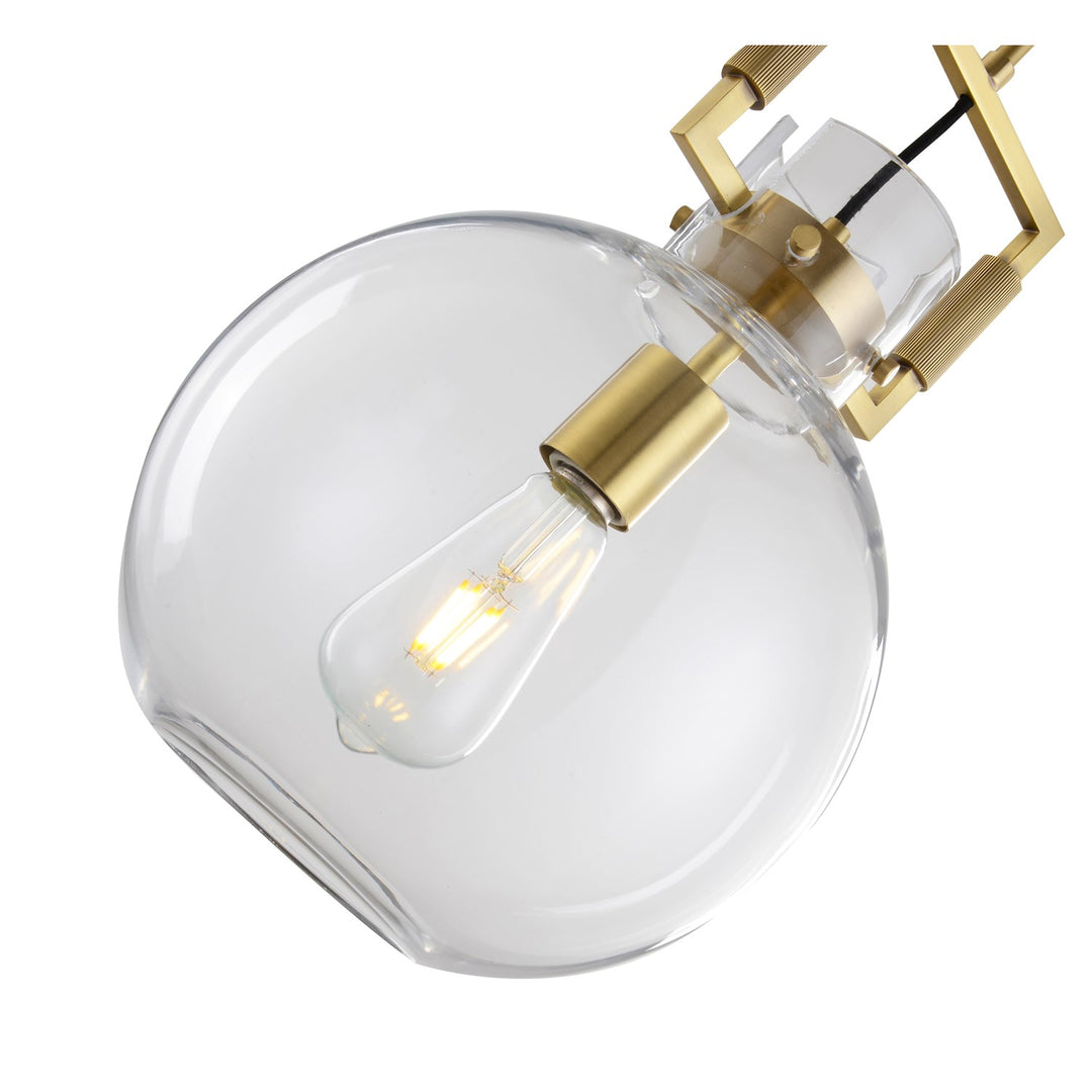 Single Pendant Lighting In Brass Finish