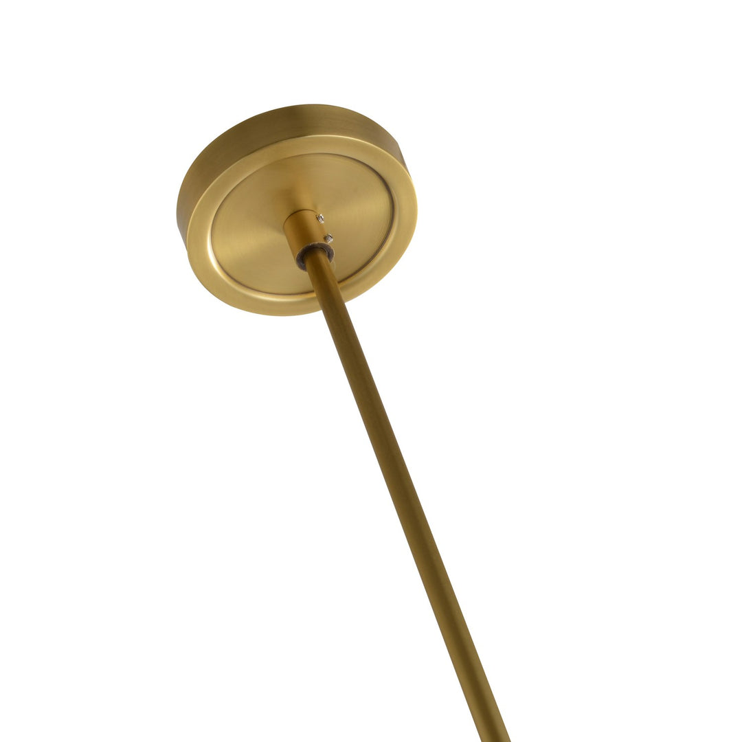Single Pendant Lighting In Brass Finish