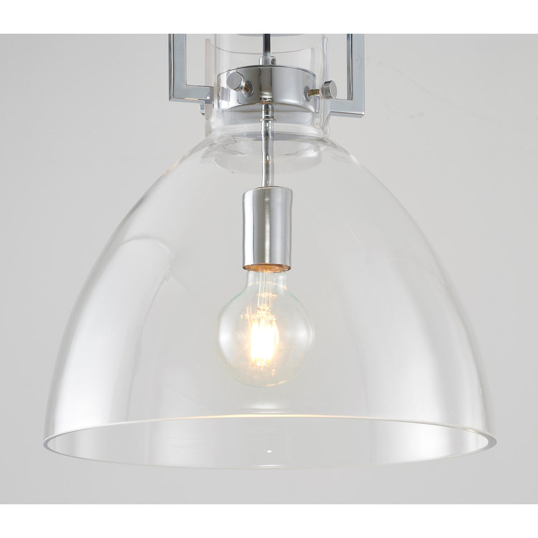 Semi Flush Mount In Chrome Finish