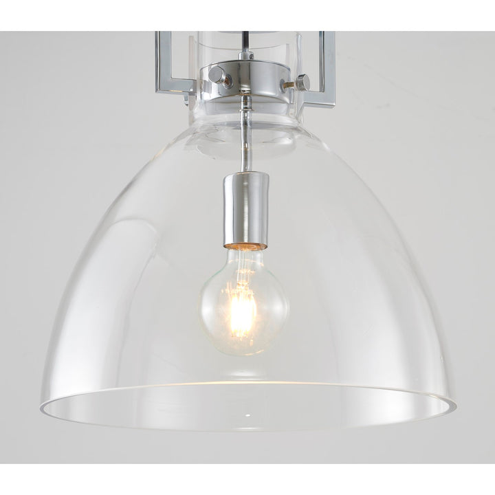 Semi Flush Mount In Chrome Finish