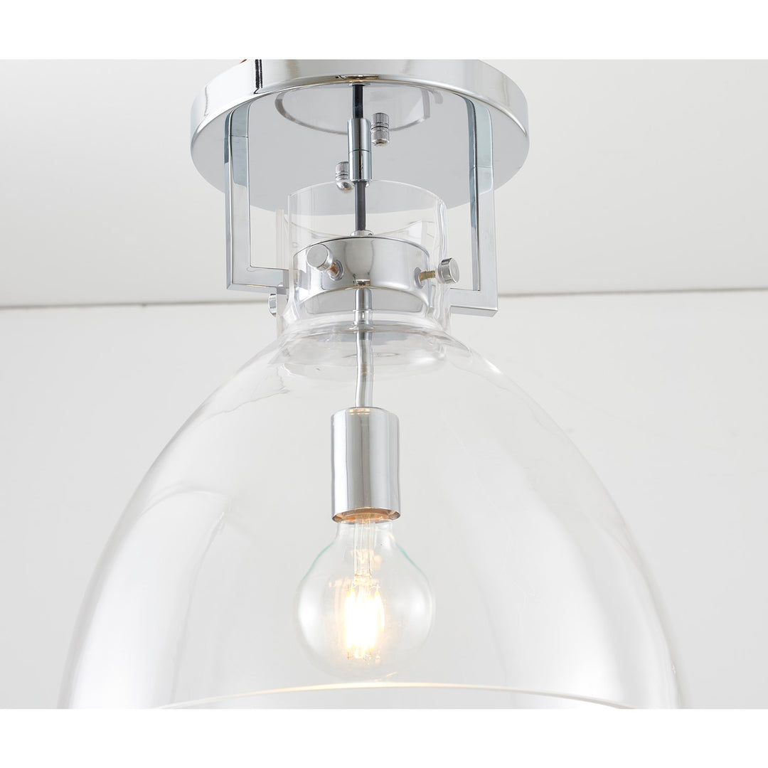 Semi Flush Mount In Chrome Finish