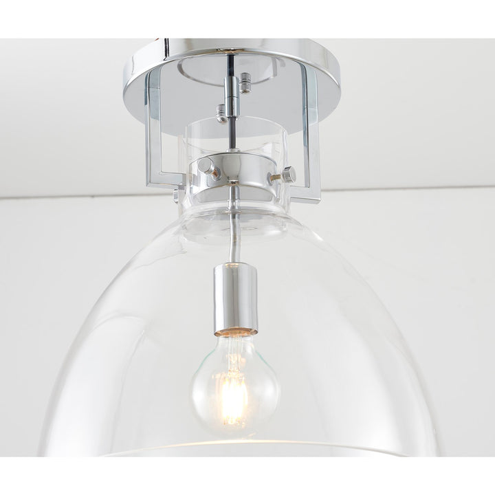 Semi Flush Mount In Chrome Finish