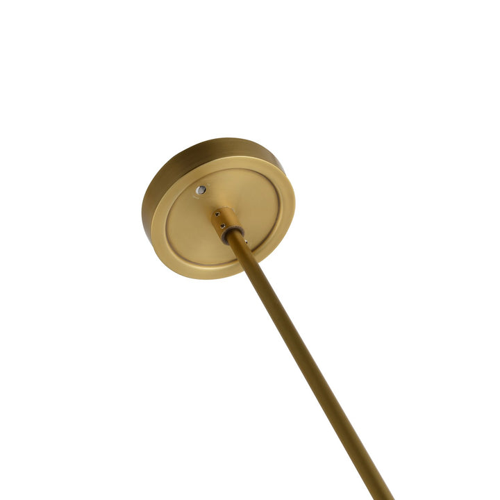 Single Pendant Lighting In Brass Finish
