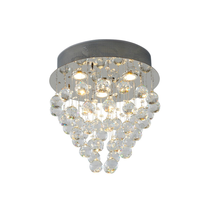 Semi Flush Mount In Chrome Finish by Bethel
