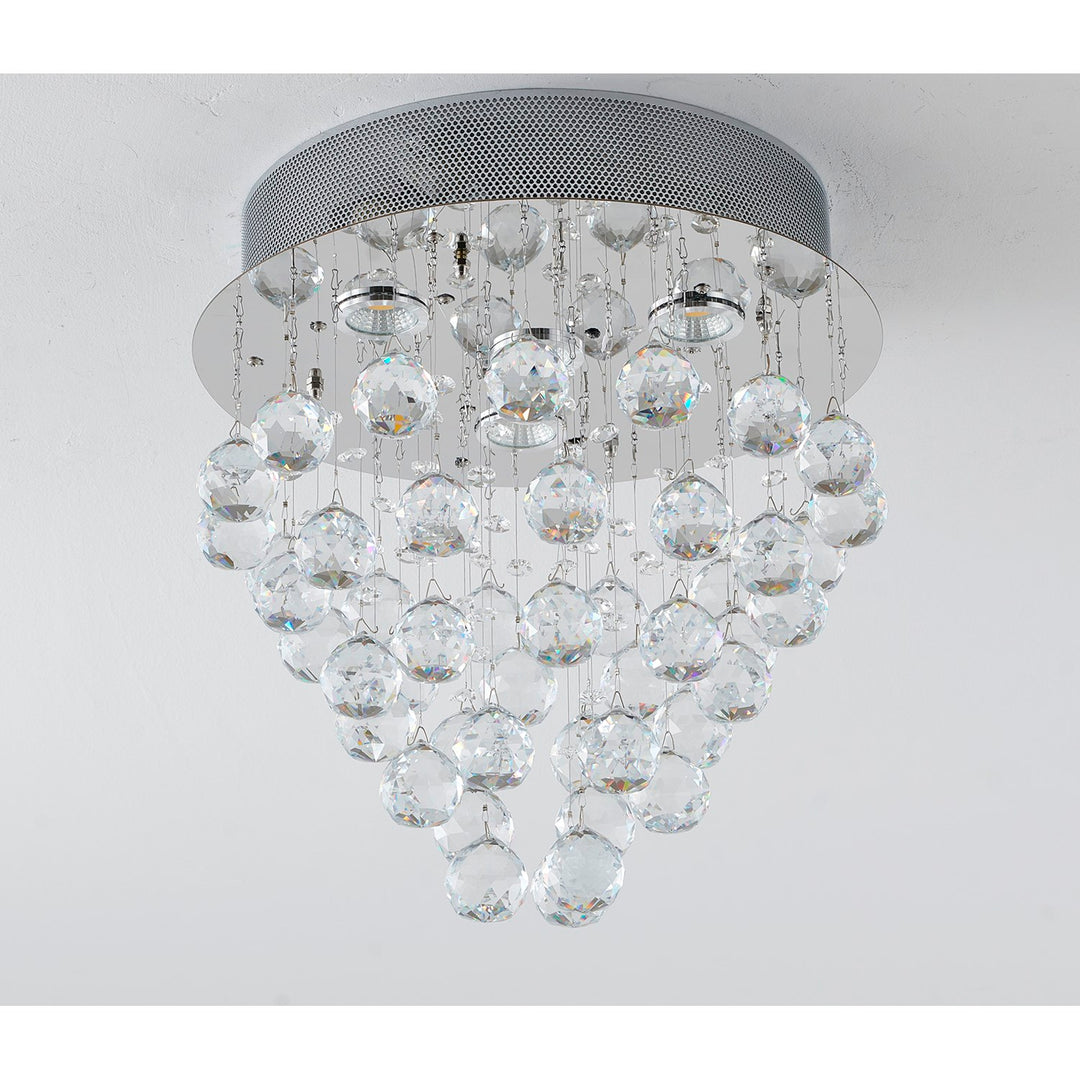 Semi Flush Mount In Chrome Finish