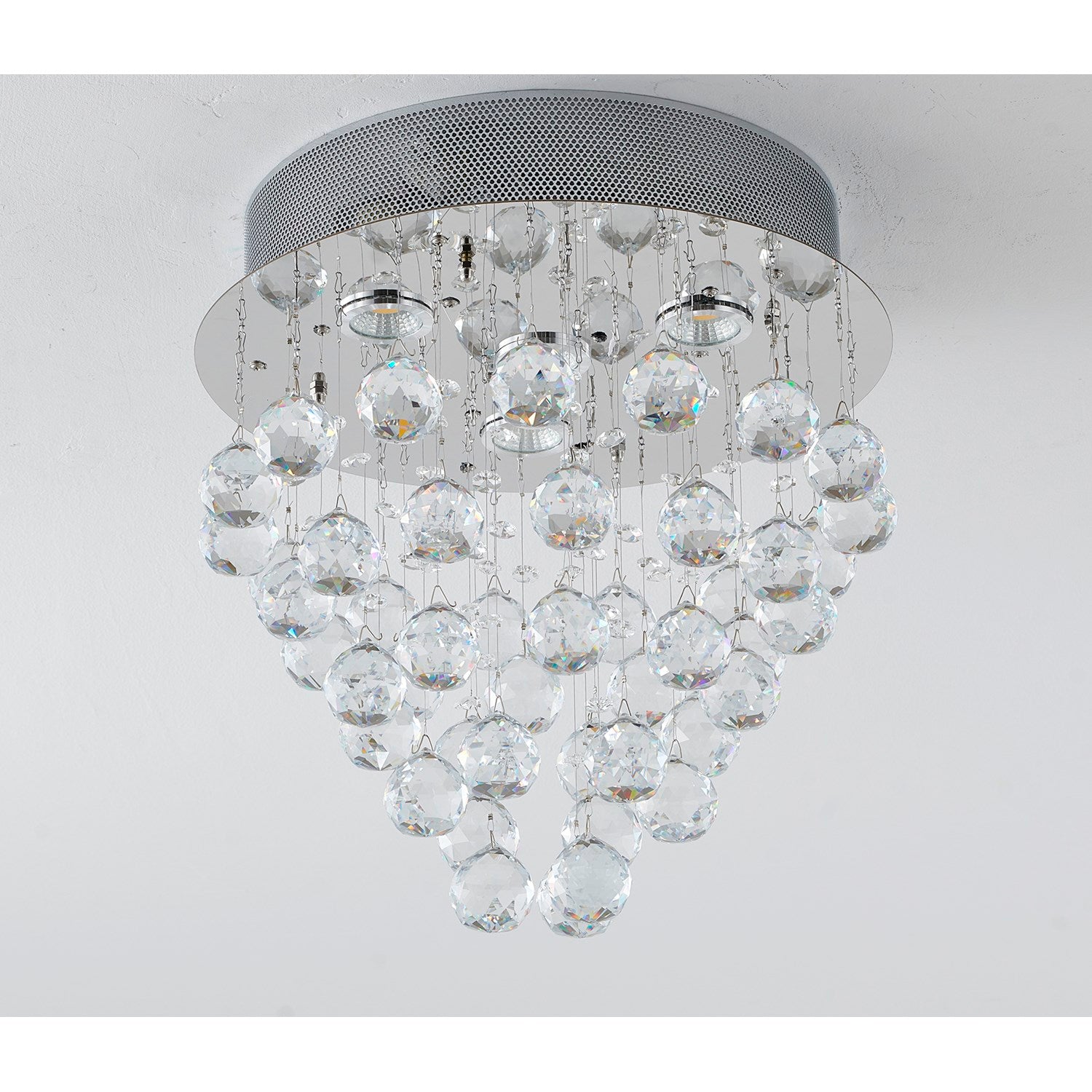 Semi Flush Mount In Chrome Finish