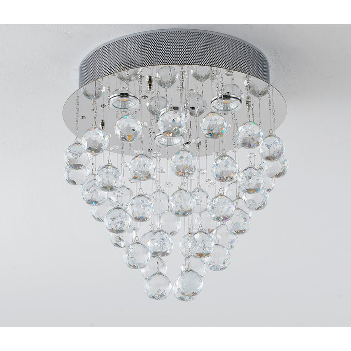 Semi Flush Mount In Chrome Finish