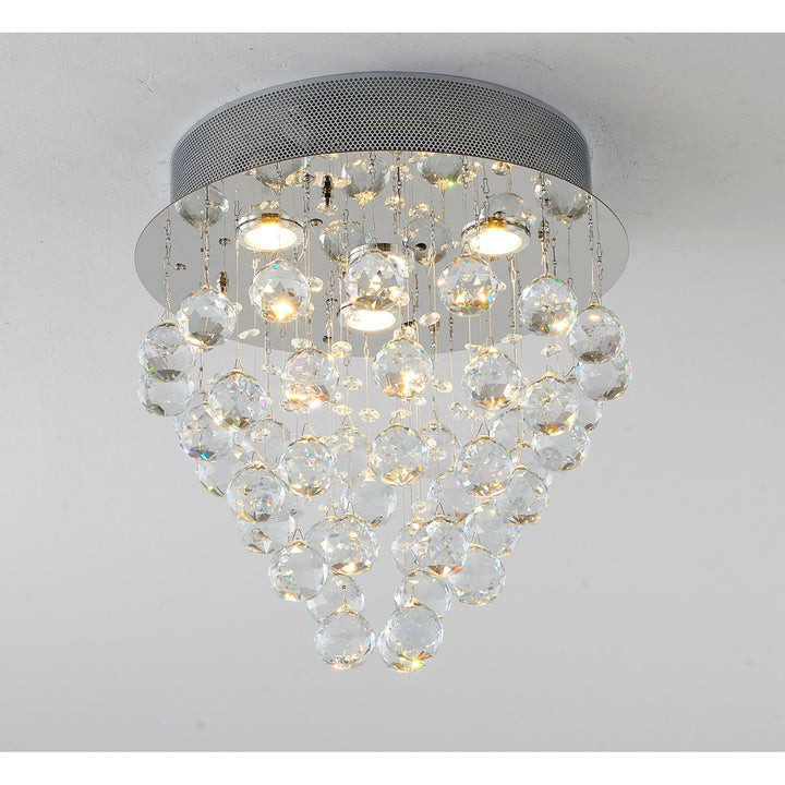 Semi Flush Mount In Chrome Finish