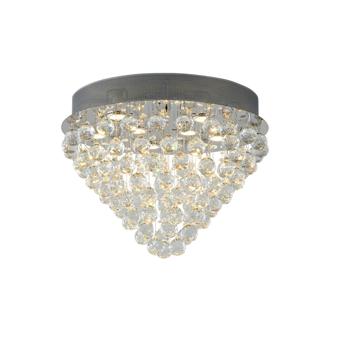 Semi Flush Mount In Chrome Finish by Bethel