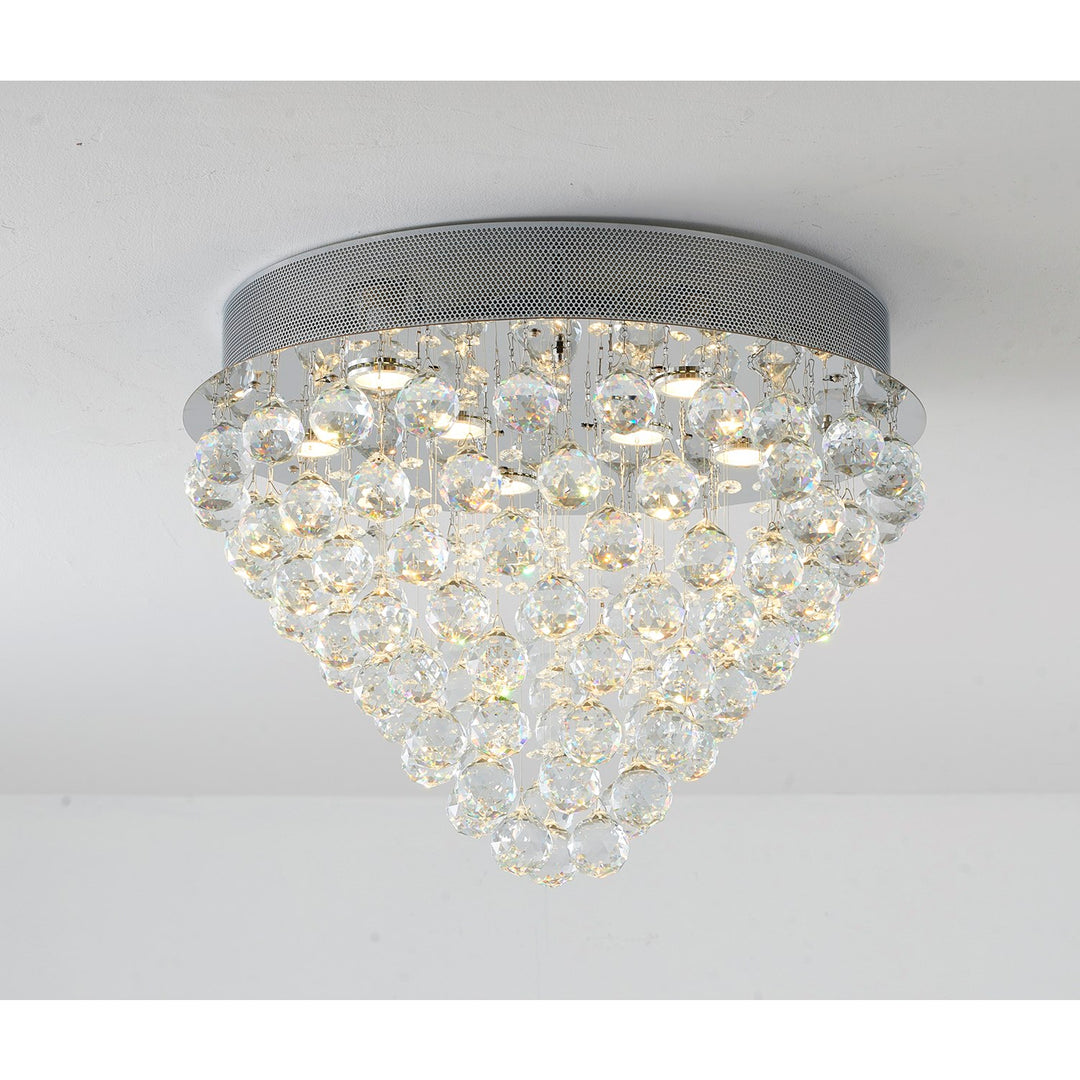 Semi Flush Mount In Chrome Finish