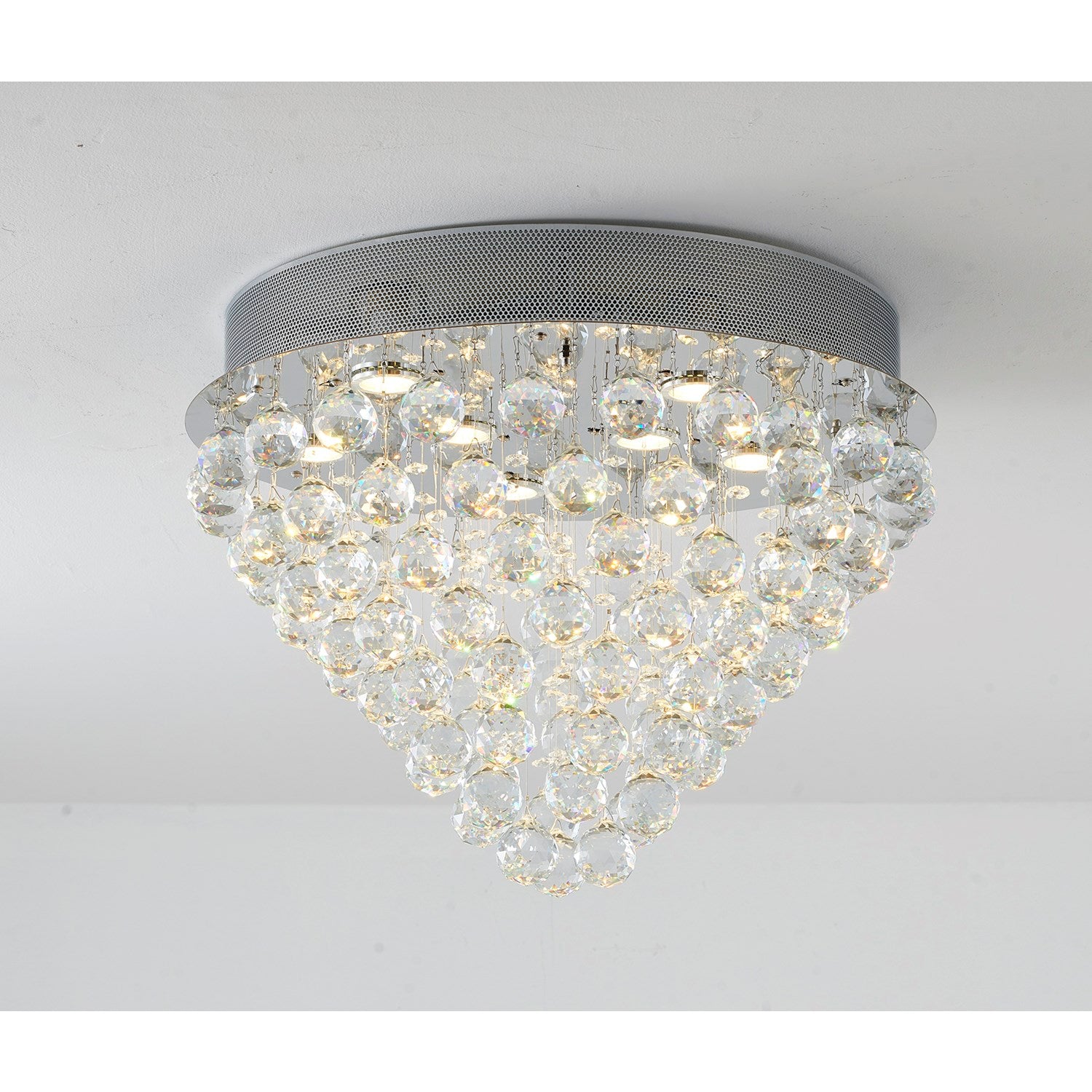 Semi Flush Mount In Chrome Finish