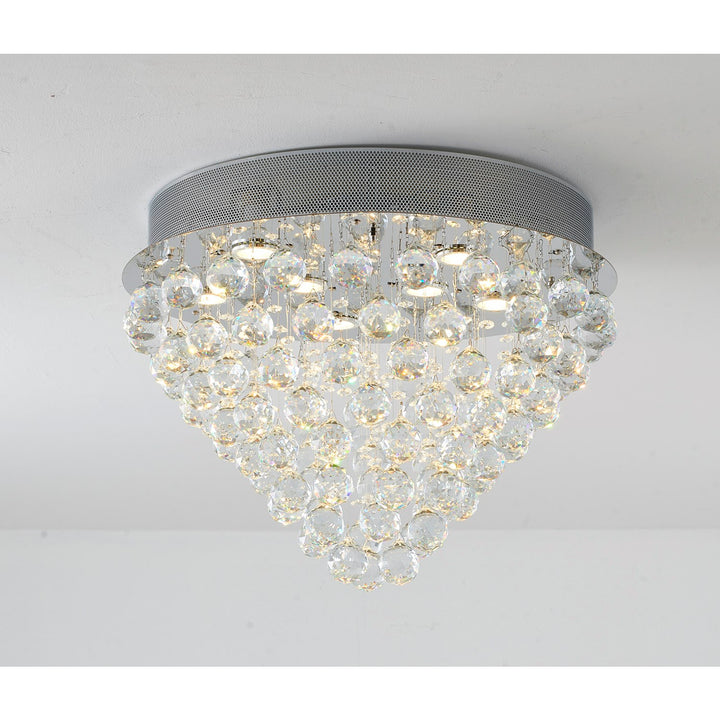 Semi Flush Mount In Chrome Finish
