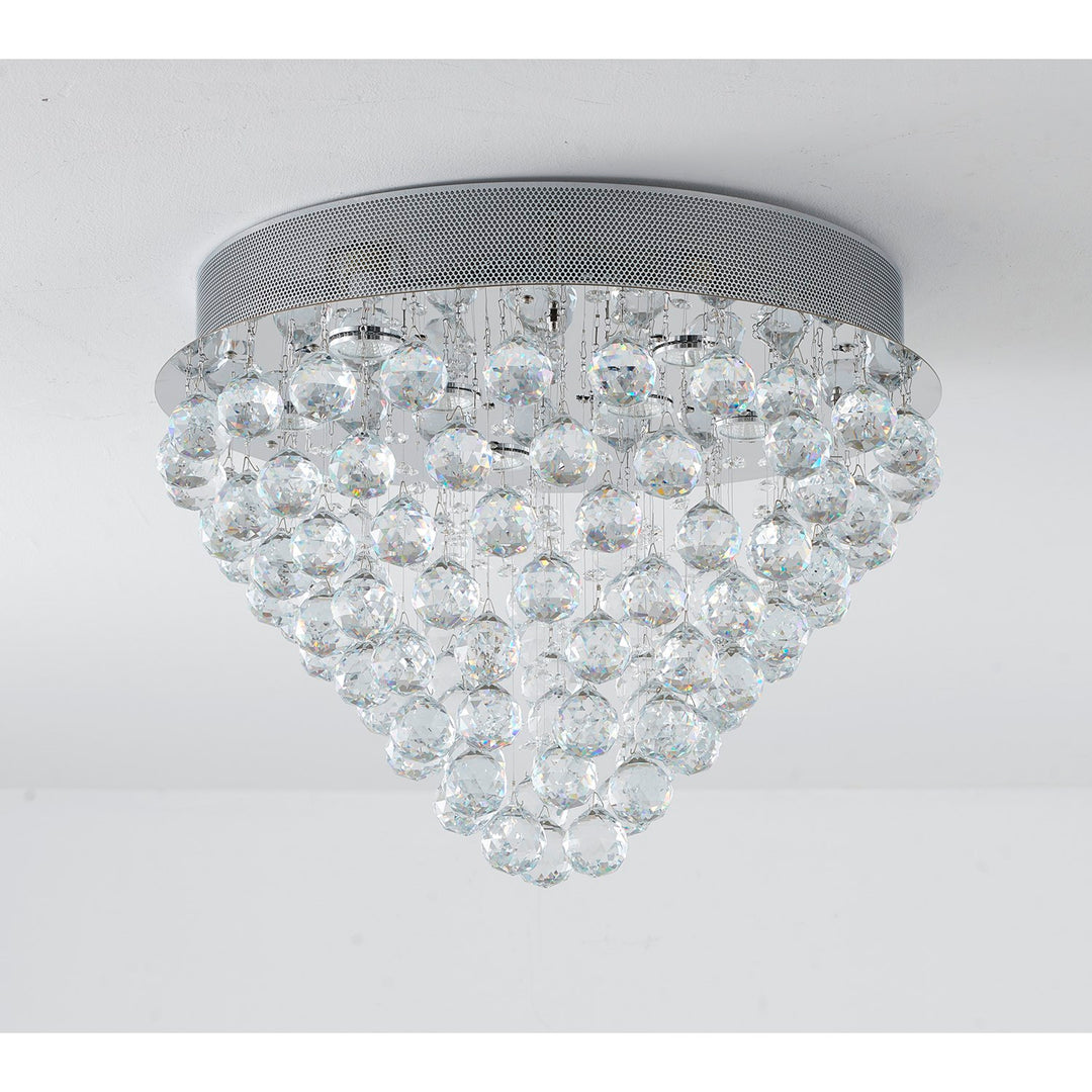 Semi Flush Mount In Chrome Finish
