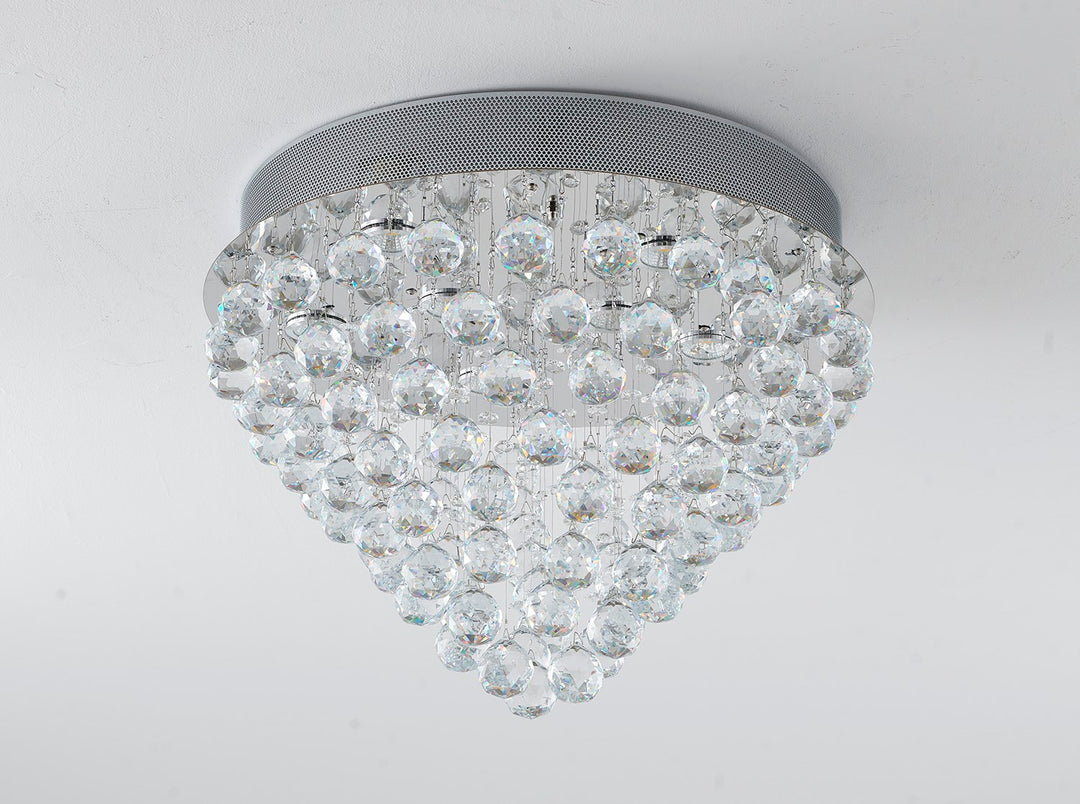 Semi Flush Mount In Chrome Finish