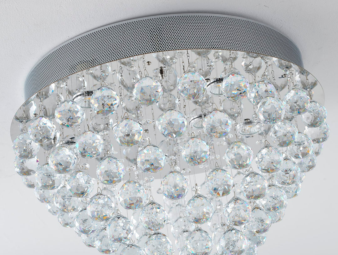 Semi Flush Mount In Chrome Finish
