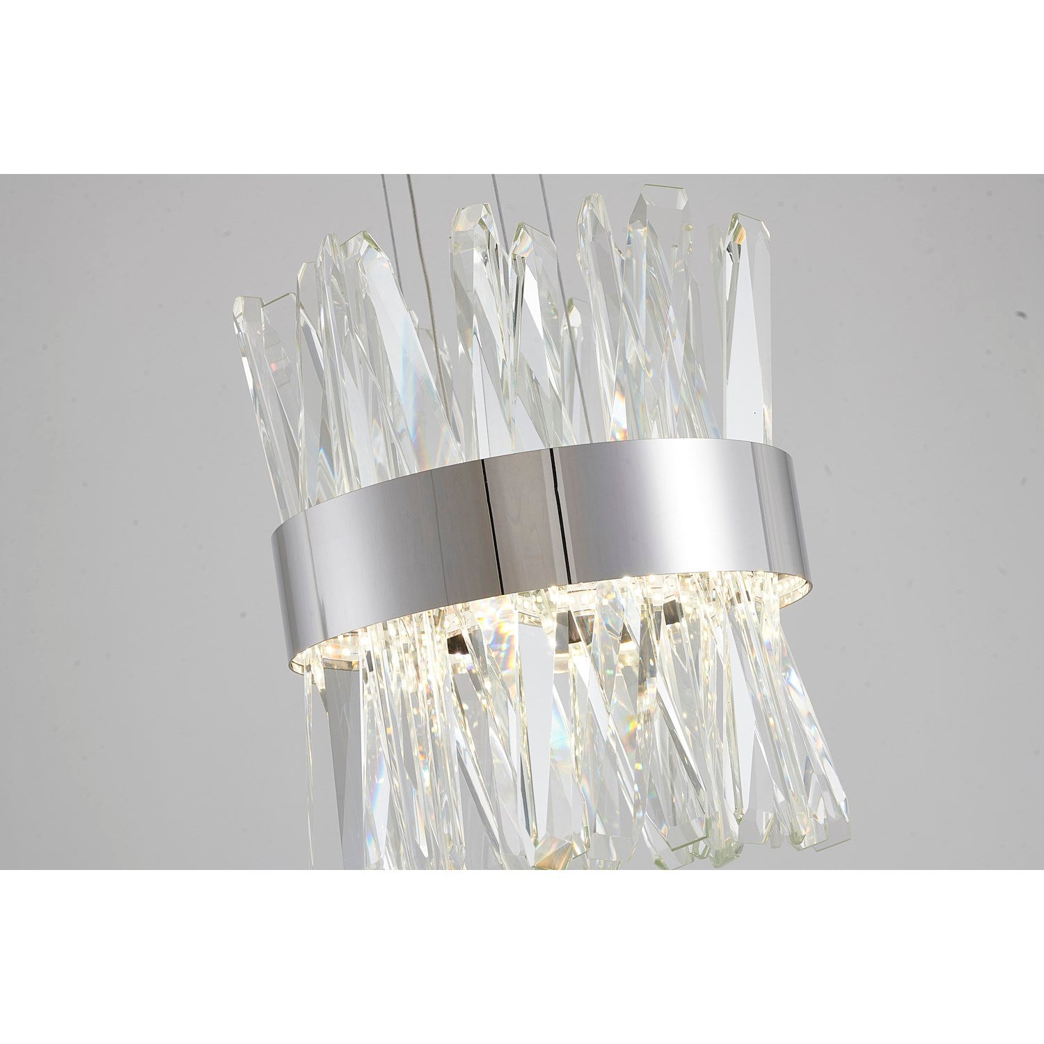 Led Pendant In Chrome Finish
