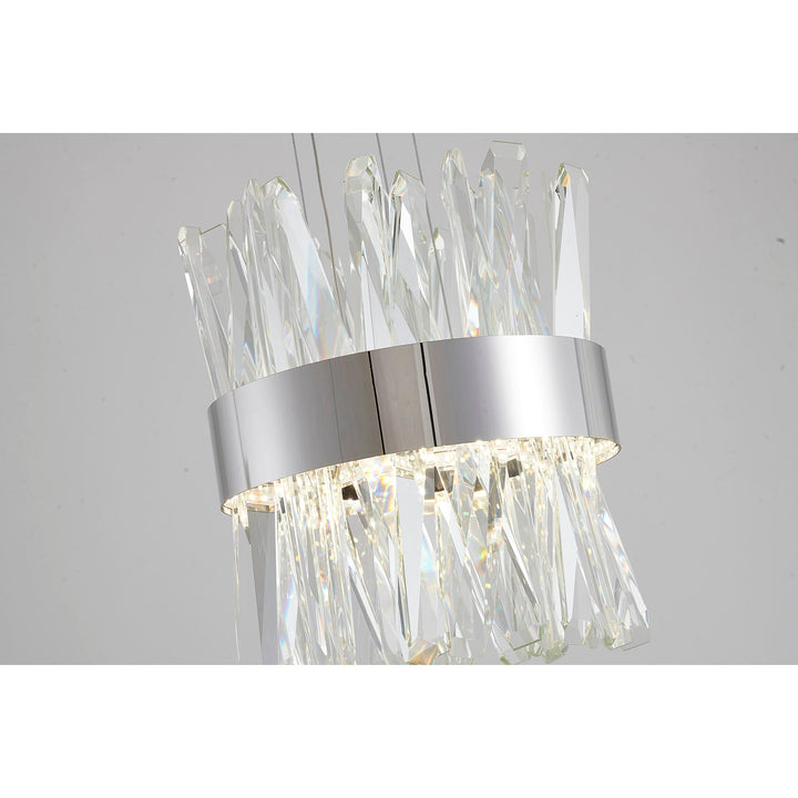 Led Pendant In Chrome Finish