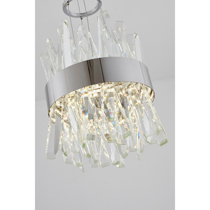 Led Pendant In Chrome Finish