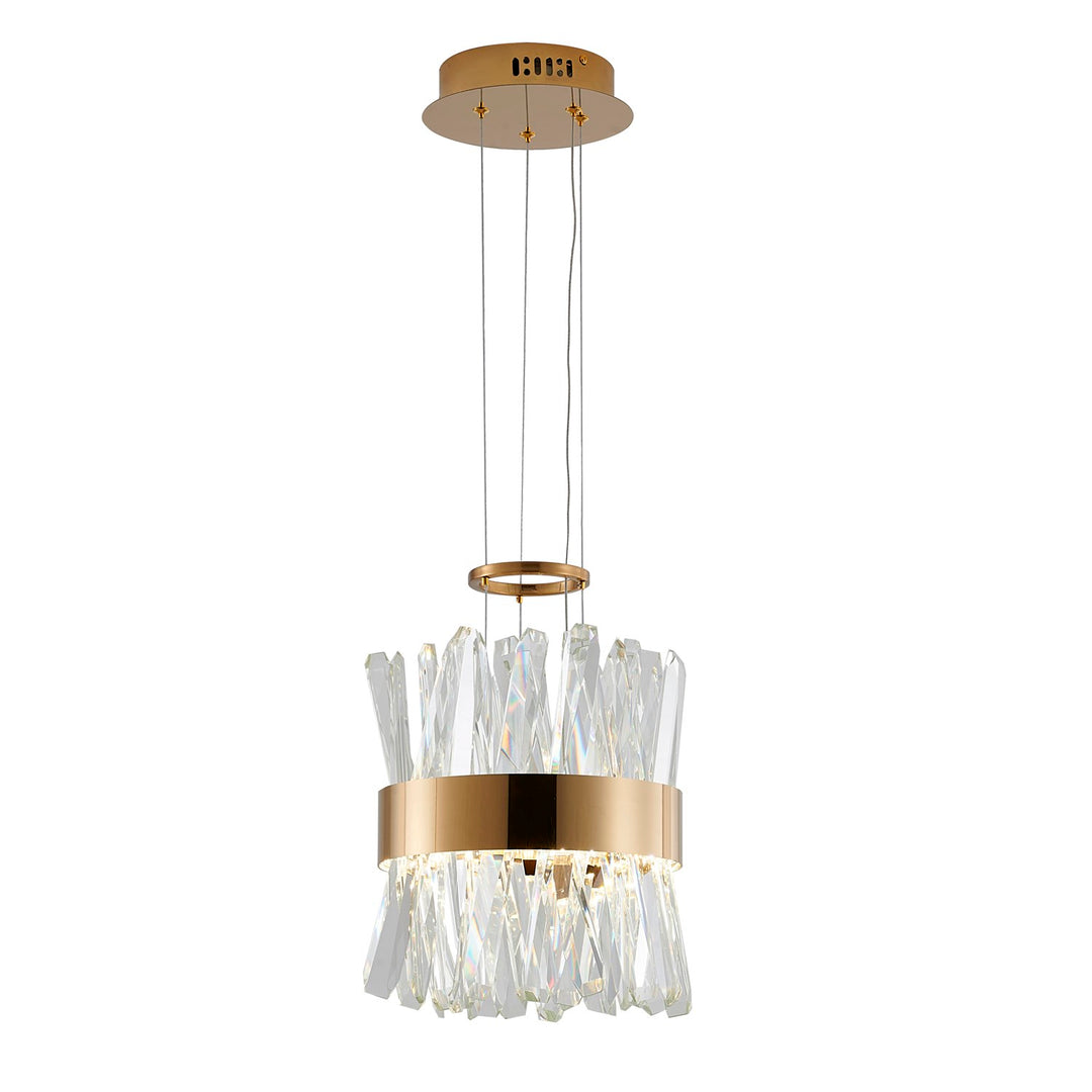 Led Pendant In Gold Finish by Bethel
