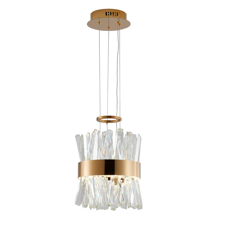 Led Pendant In Gold Finish by Bethel