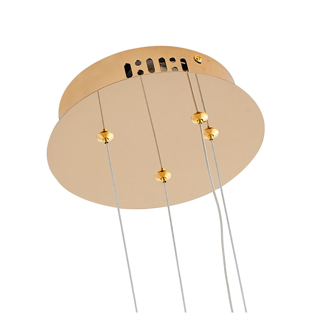 Led Pendant In Gold Finish