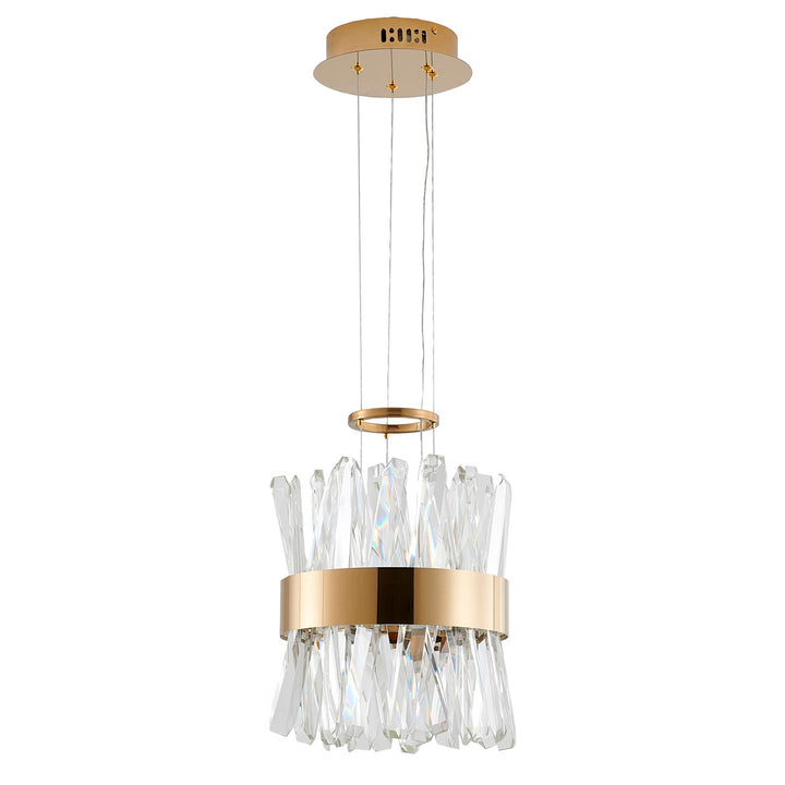 Led Pendant In Gold Finish