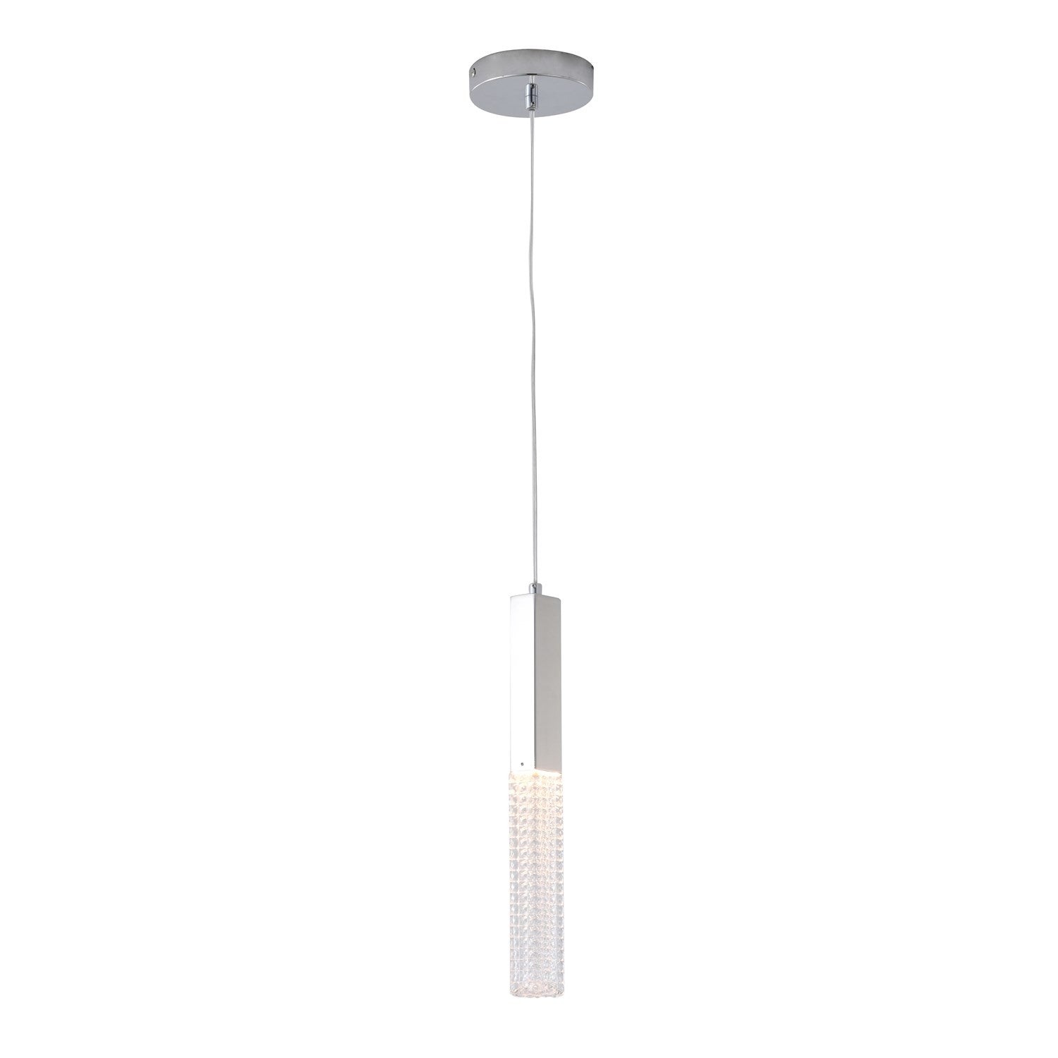 Led Pendant In Chrome Finish by Bethel