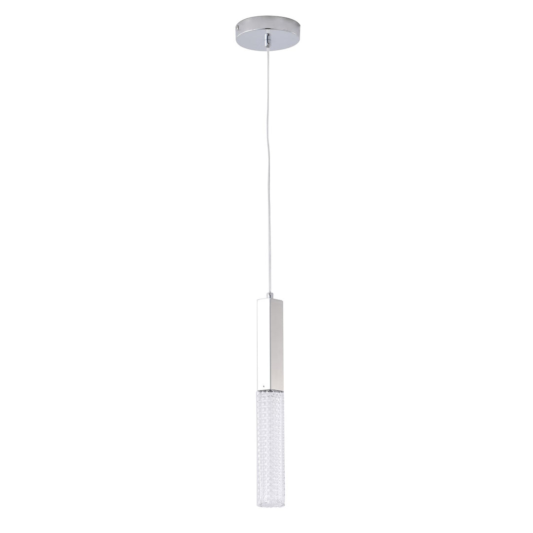 Led Pendant In Chrome Finish