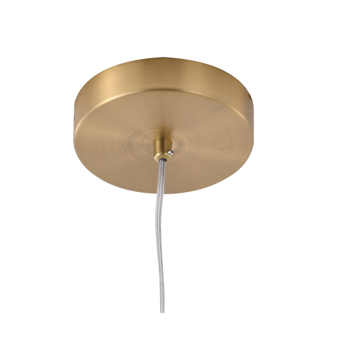 Led Pendant In Gold Finish