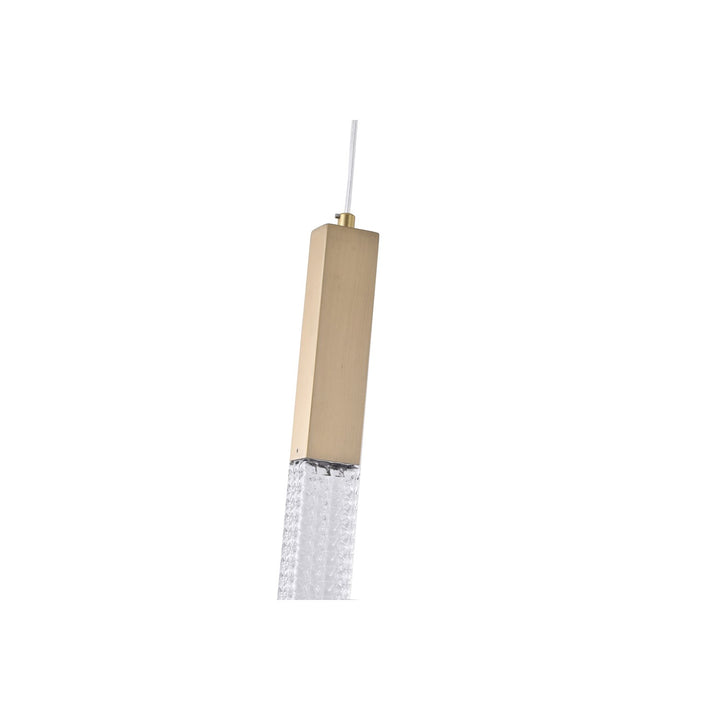 Led Pendant In Gold Finish