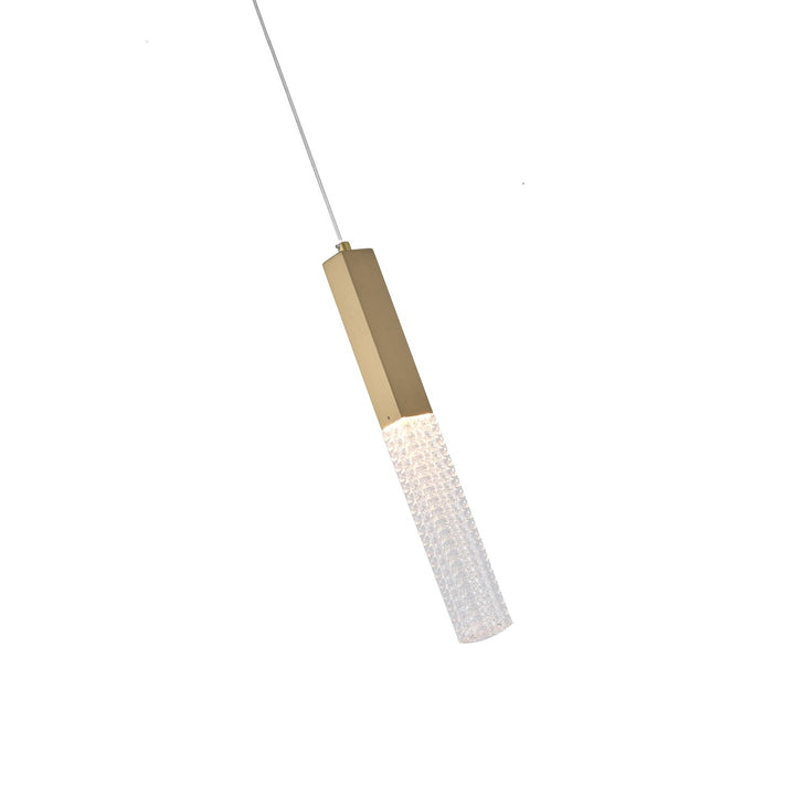 Led Pendant In Gold Finish