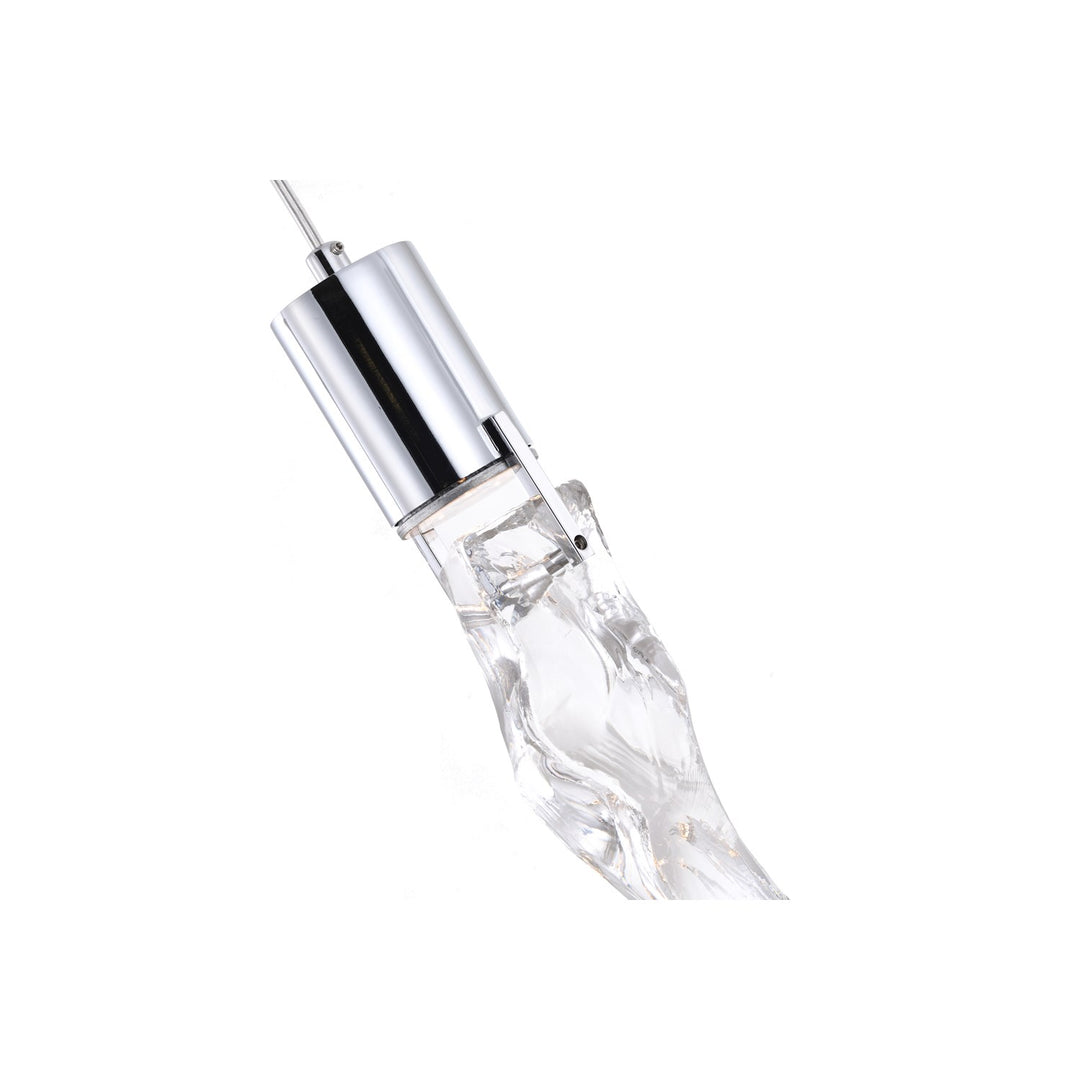 Led Pendant In Chrome Finish